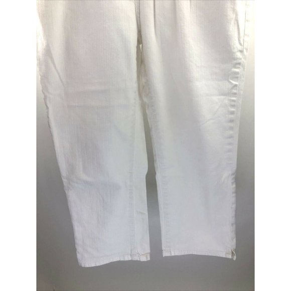 Chico's Platinum White Jeans Size 0.5 Capri - Picture 2 of 9